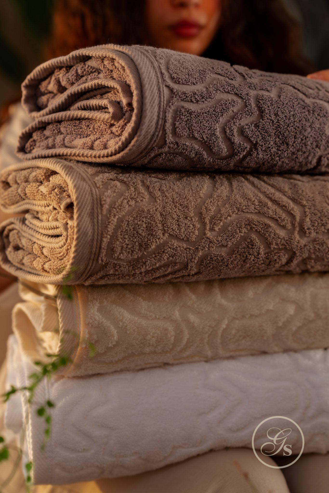 Luxury Cotton Bathrobe Set with Slippers & Towels – Unisex Spa Collection