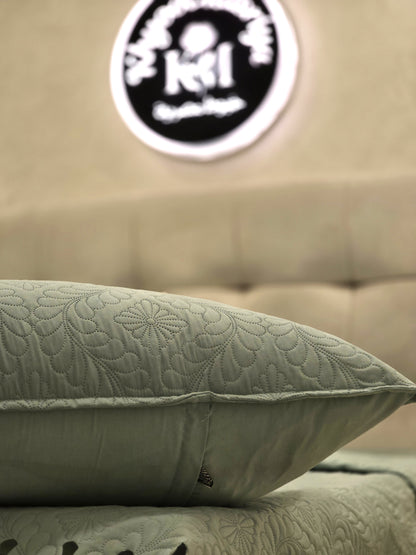 Laser-Cut Cotton Bed Cover – 5 Piece Set