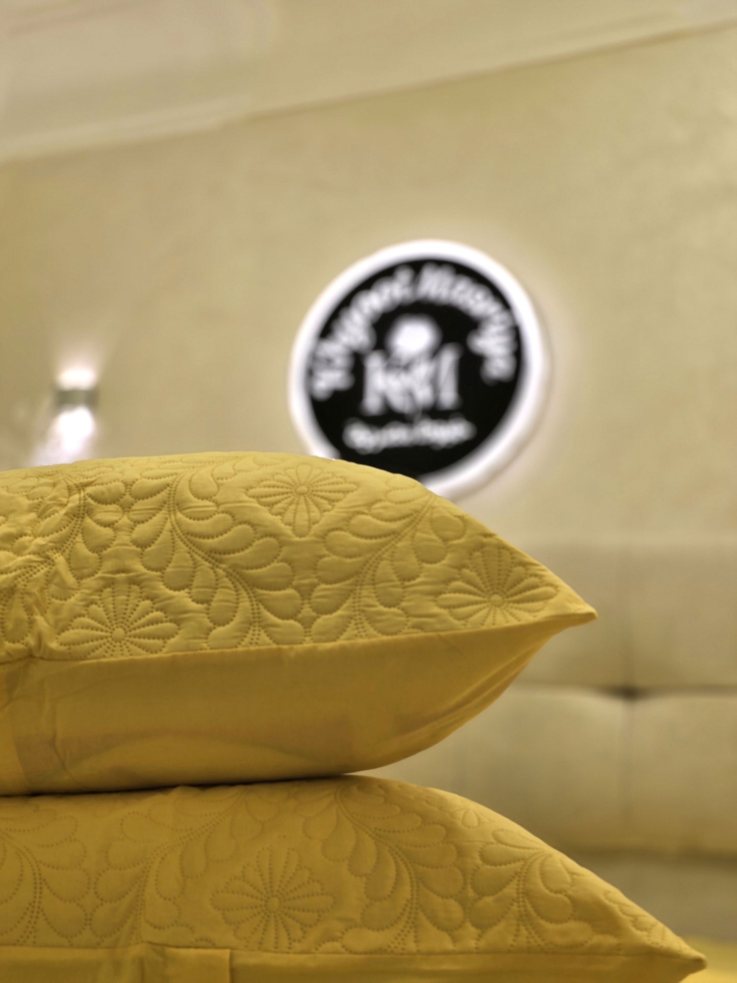 Laser-Cut Cotton Bed Cover – 5 Piece Set