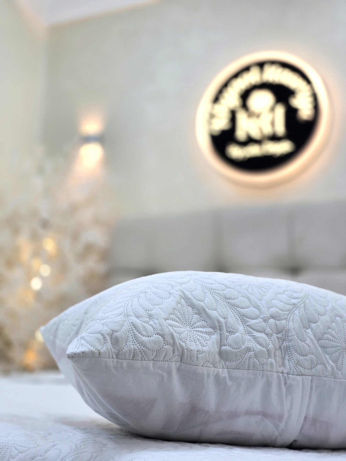 Laser-Cut Cotton Bed Cover – 5 Piece Set