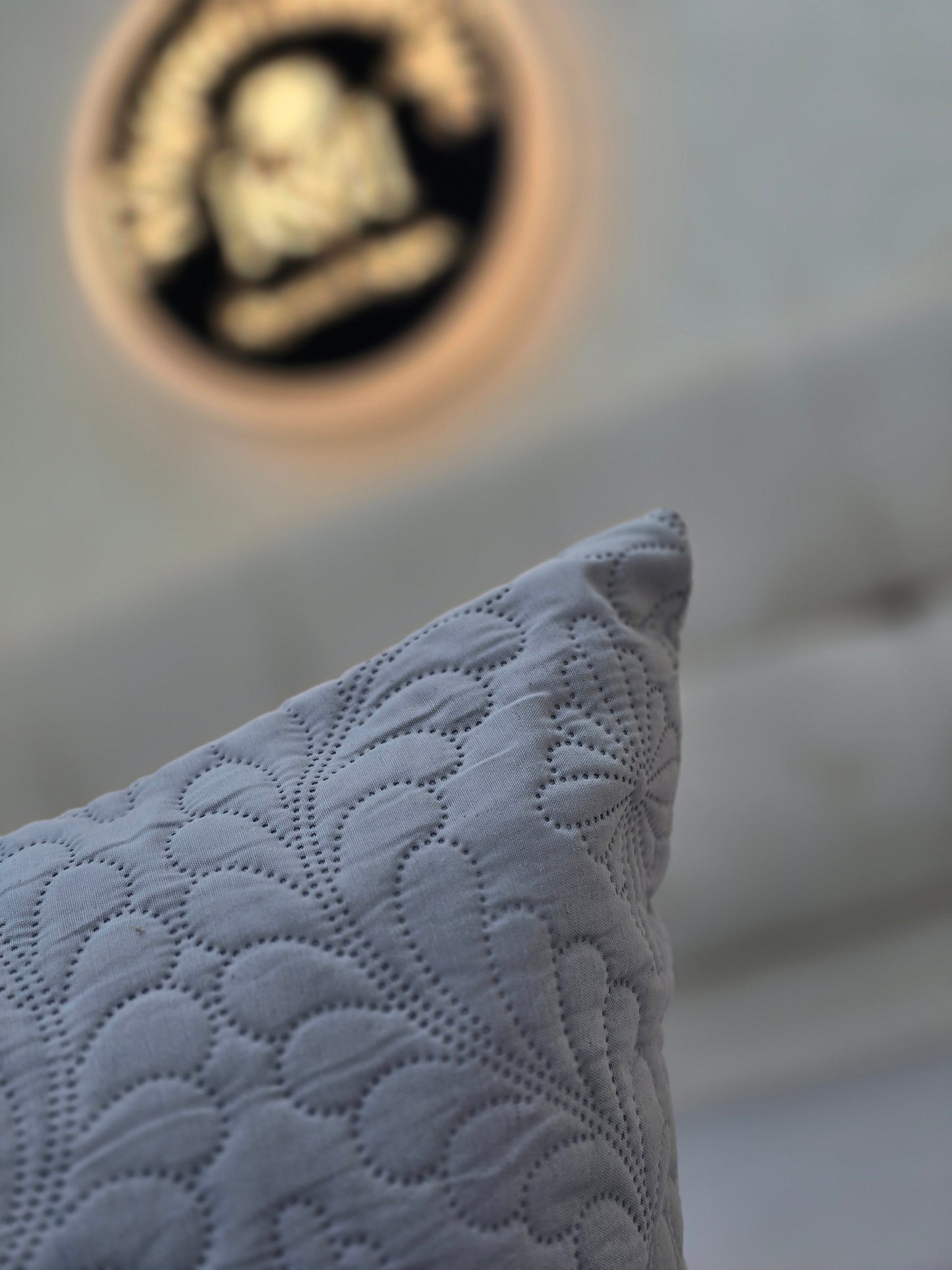 Laser-Cut Cotton Bed Cover – 5 Piece Set