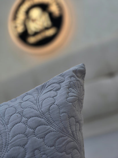 Laser-Cut Cotton Bed Cover – 5 Piece Set