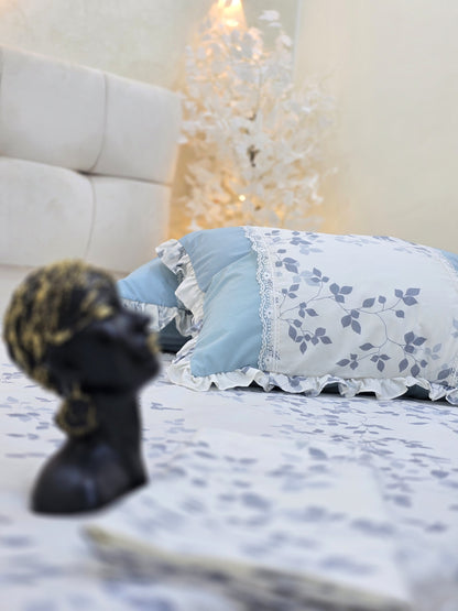 Corniche & Guipure Bed Set – 4 Pieces