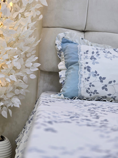 Corniche & Guipure Bed Set – 4 Pieces