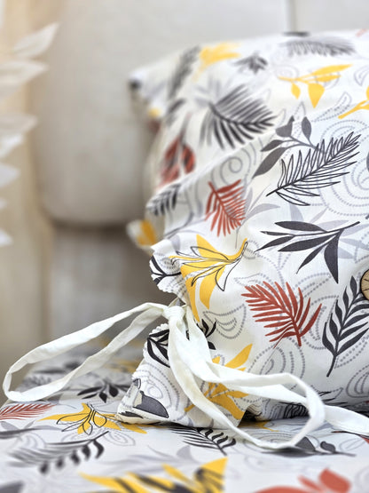 Cotton Bed Set with Piqué Cover – 5 Pieces