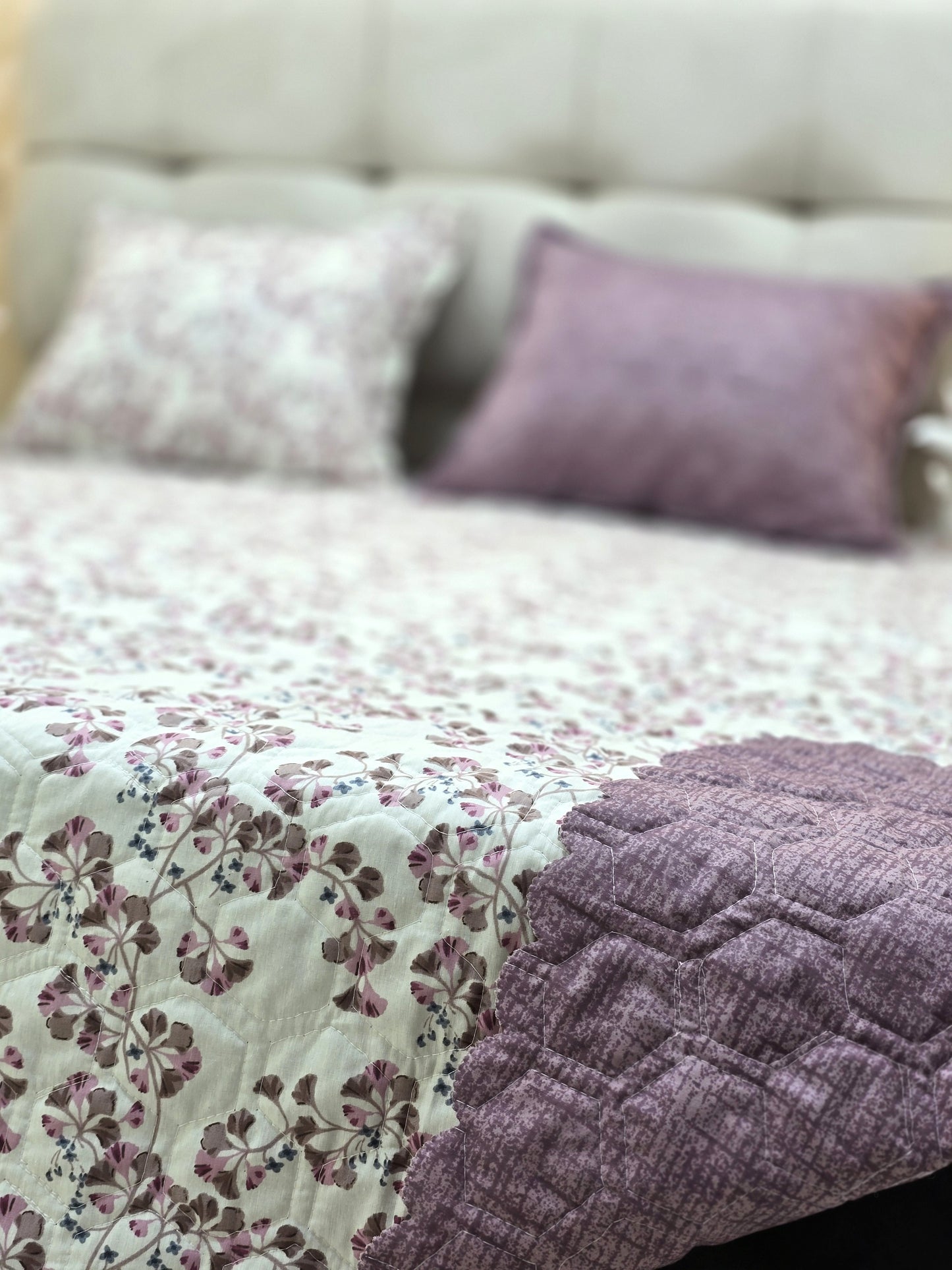 Egyptian Cotton Quilted Bed Cover Set – 3 Pieces