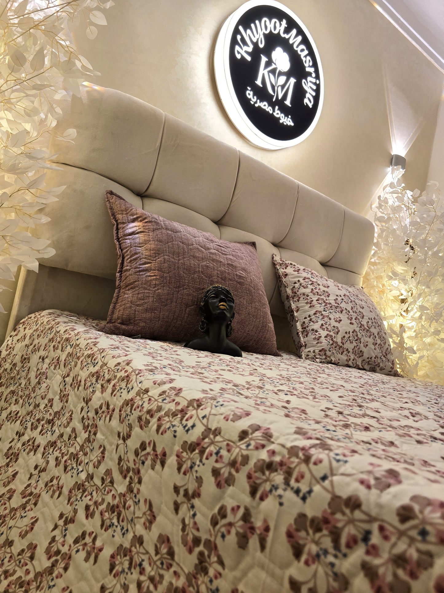 Egyptian Cotton Quilted Bed Cover Set – 3 Pieces