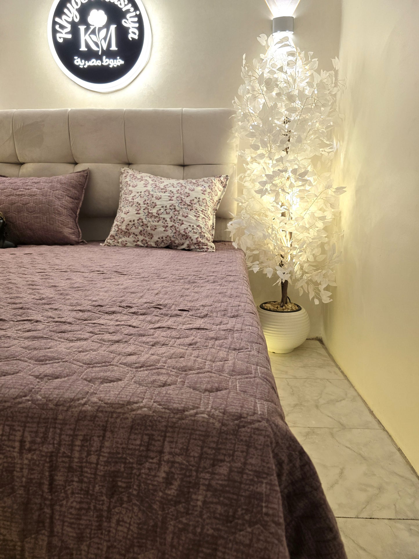 Egyptian Cotton Quilted Bed Cover Set – 3 Pieces