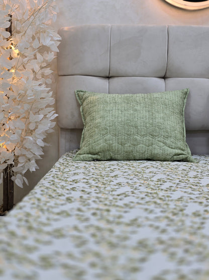 Egyptian Cotton Quilted Bed Cover Set – 3 Pieces