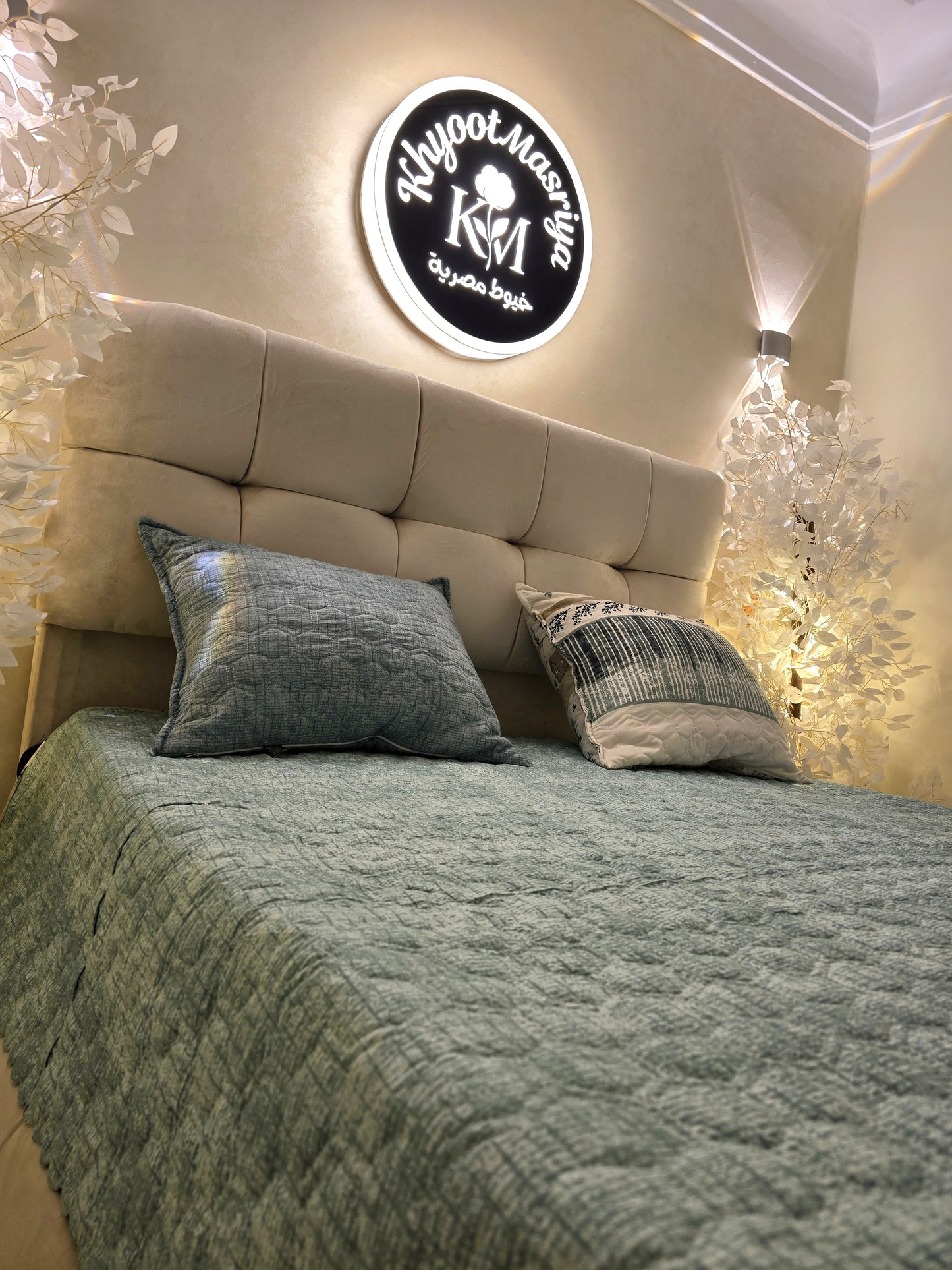 Egyptian Cotton Quilted Bed Cover Set – 3 Pieces