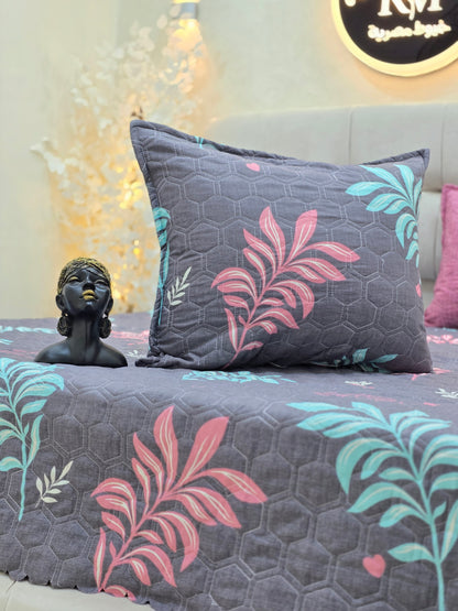 Egyptian Cotton Quilted Bed Cover Set – 3 Pieces