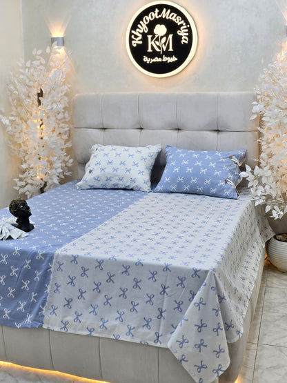Two-Tone Bed Set – 4 Pieces