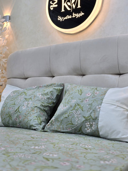 Bow Accent Elastic Bed Set – Premium Egyptian Cotton