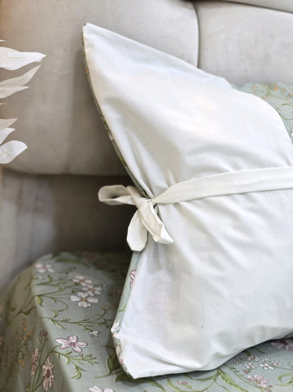 Bow Accent Elastic Bed Set – Premium Egyptian Cotton