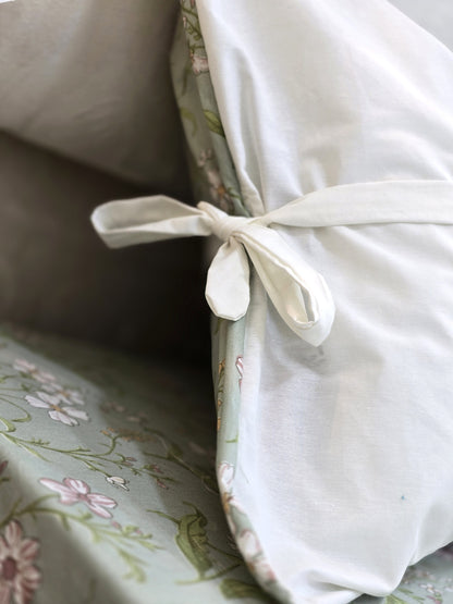 Bow Accent Elastic Bed Set – Premium Egyptian Cotton