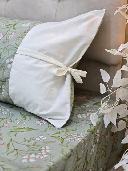 Bow Accent Elastic Bed Set – Premium Egyptian Cotton