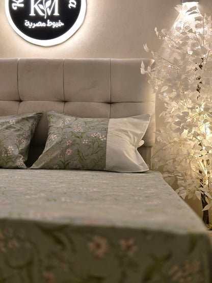 Bow Accent Elastic Bed Set – Premium Egyptian Cotton