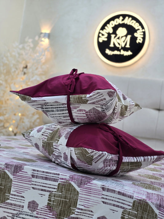 Bow Accent Elastic Bed Set – Premium Egyptian Cotton