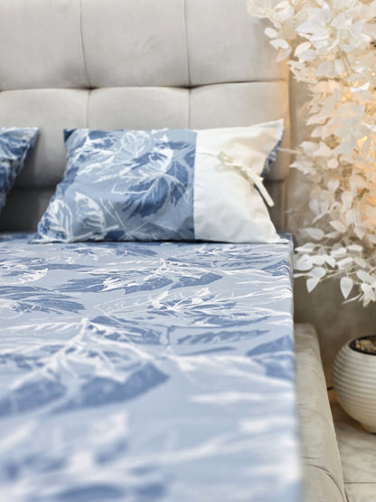 Bow Accent Elastic Bed Set – Premium Egyptian Cotton