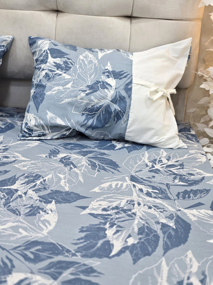 Bow Accent Elastic Bed Set – Premium Egyptian Cotton