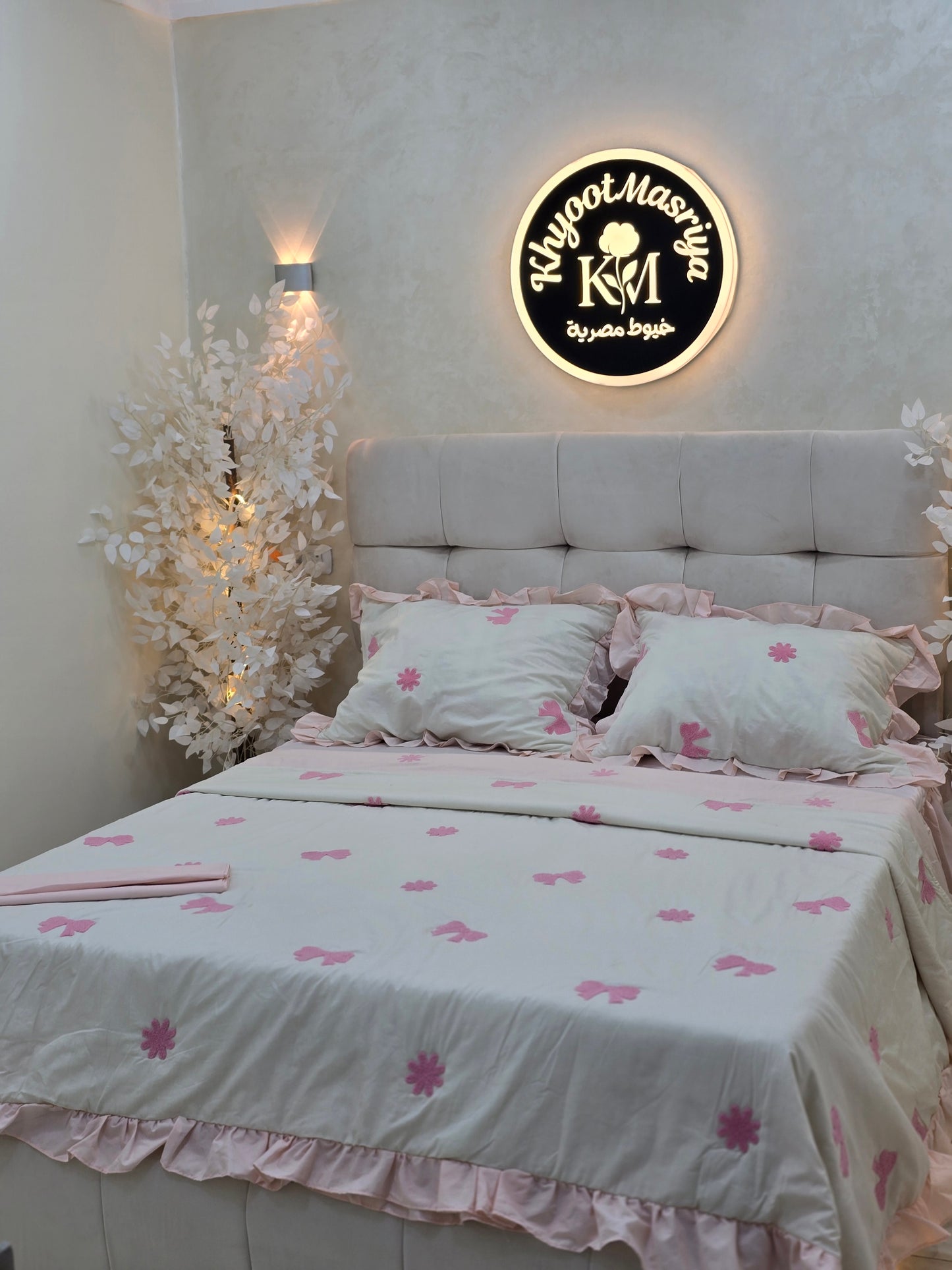 Embroidered Corniche Comforter Set – Premium Egyptian Cotton (5 pcs )