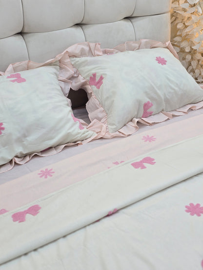 Embroidered Corniche Comforter Set – Premium Egyptian Cotton (5 pcs )