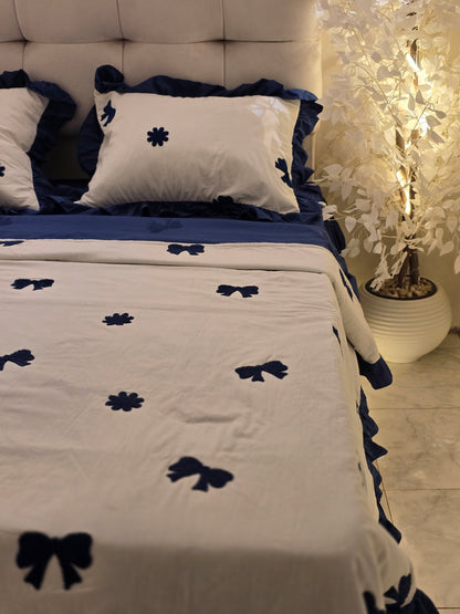 Embroidered Corniche Comforter Set – Premium Egyptian Cotton (5 pcs )