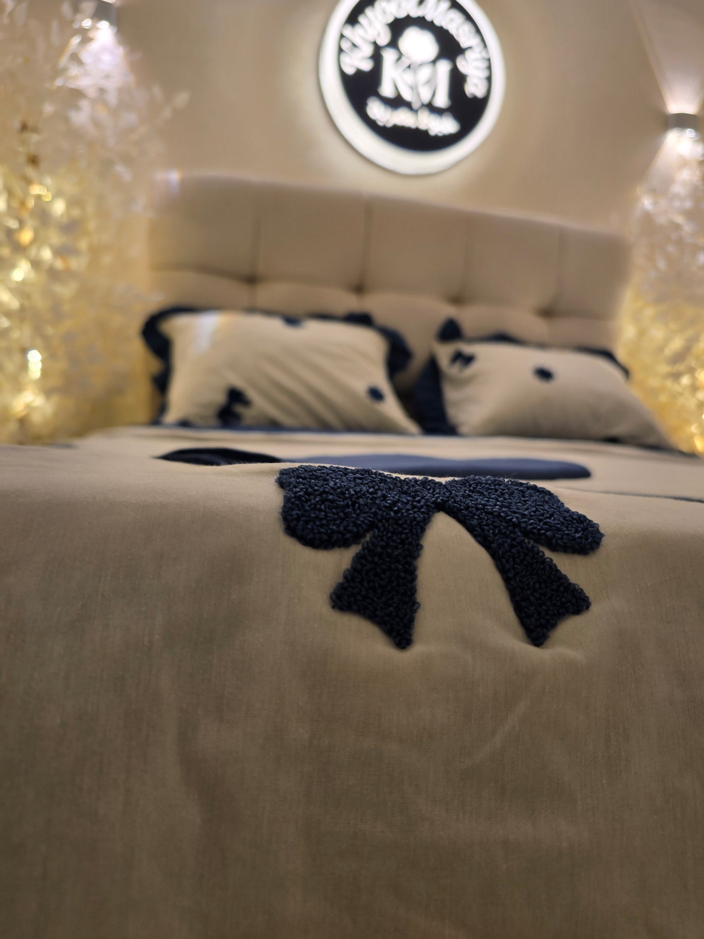 Embroidered Corniche Comforter Set – Premium Egyptian Cotton (5 pcs )